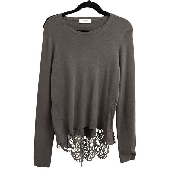 Bailey 44 Love Ya So sweater top with lace back size L - Picture 2 of 9